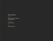 Tablet Screenshot of beyondbox.net